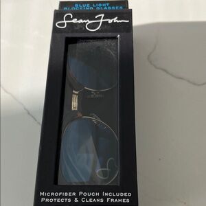 Sean John Black Blue Light Glasses